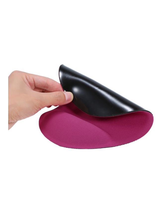 Silicone Wrist Support Mouse Pad Rose Red - Image 3