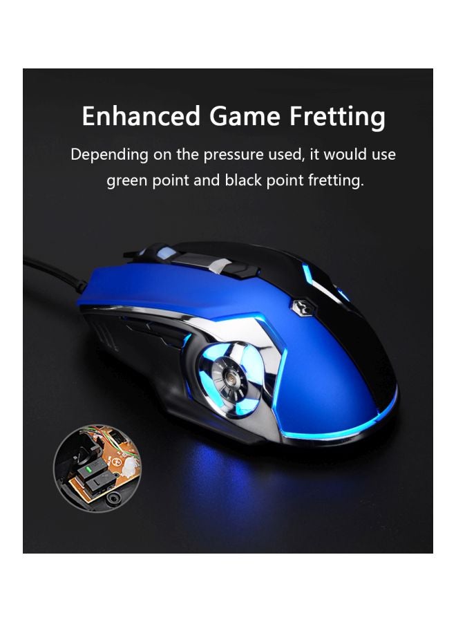 Ajazz USB Wired Optical Gaming Mouse Multicolour  - Image 4
