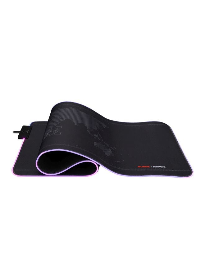 Ajazz Foldable Luminous Mouse Mat Black  - Image 1