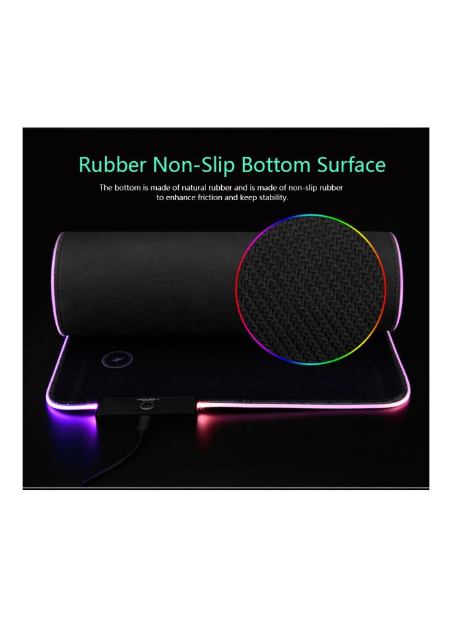 Ajazz Foldable Luminous Mouse Mat Black  - Image 4