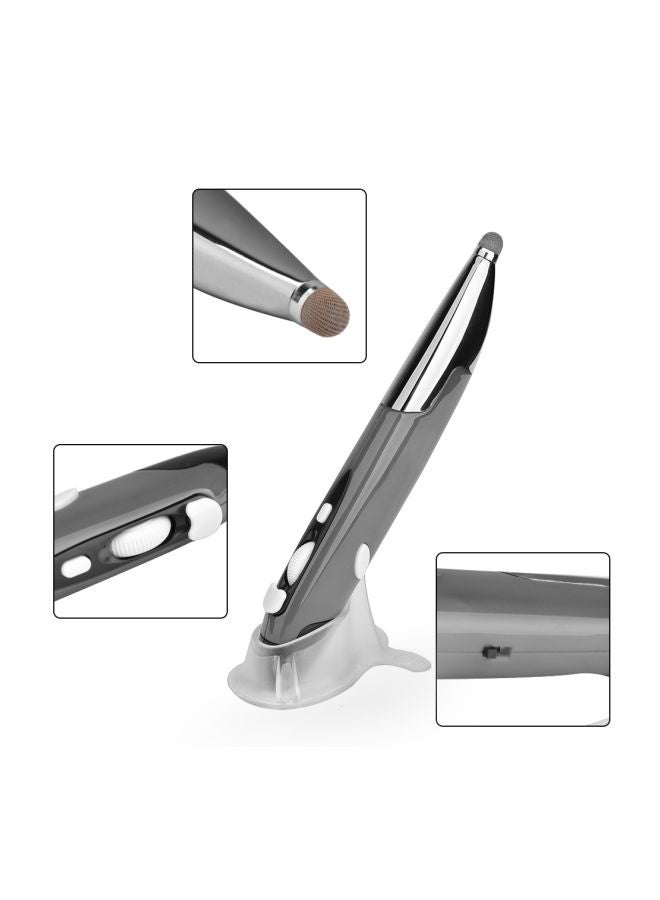 Generic Wireless Optical Pen Mouse Silver Grey  - Image 4