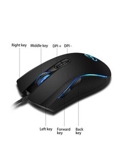 HXSJ Wired RGB Keyboard And Mouse Set  - Image 5