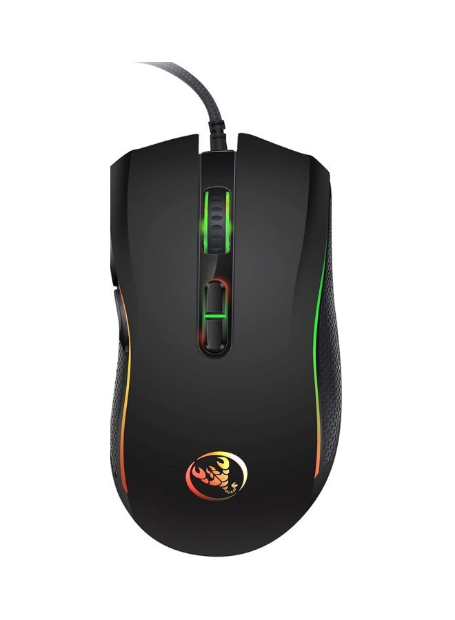 HXSJ - Wired Gaming Mouse Black - Image 1