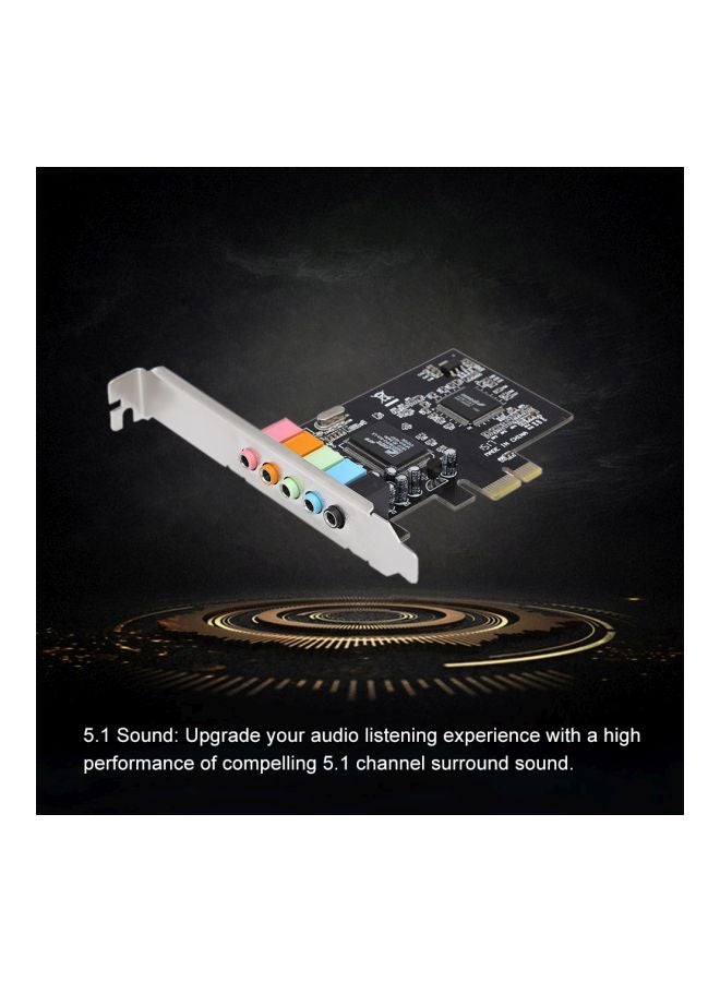 Generic 5.1 Stereo Sound Card Black  - Image 3
