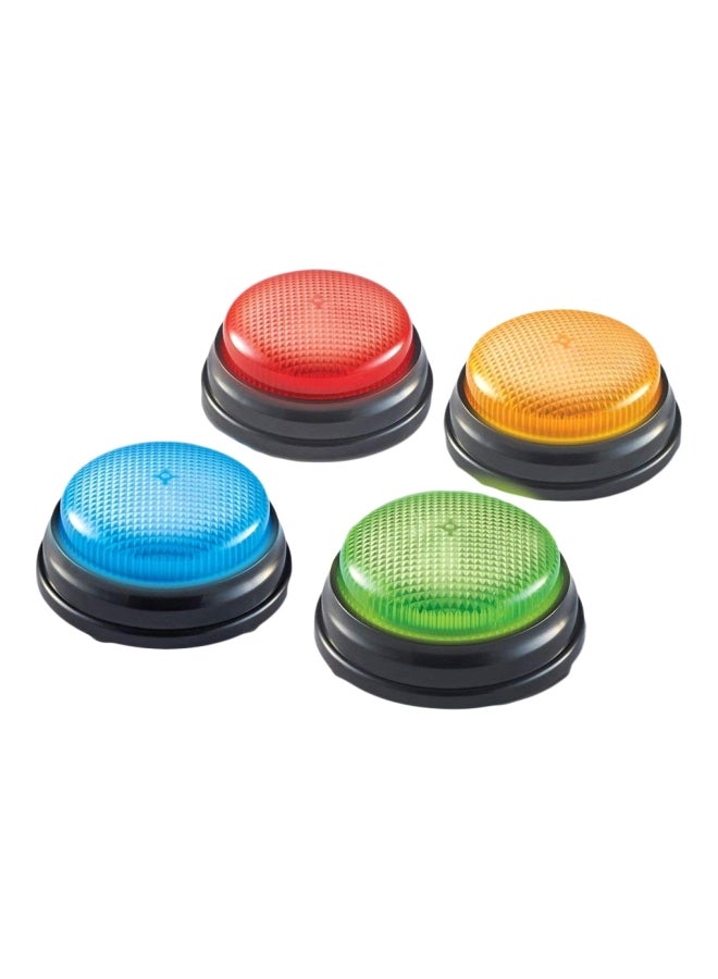 Learning Resources 4-Piece Lights And Sounds Buzzers 62442L6X  - Image 1