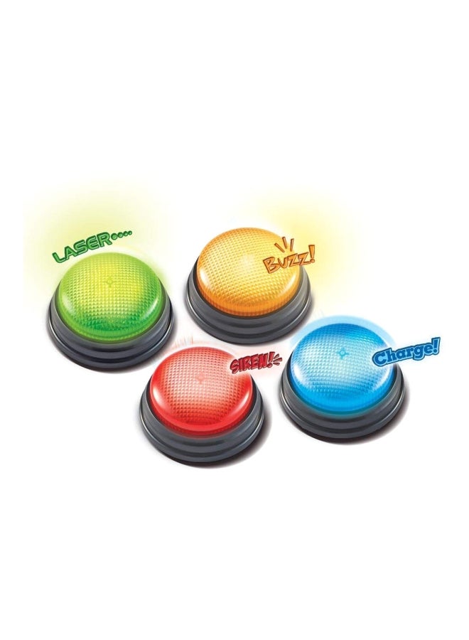 Learning Resources 4-Piece Lights And Sounds Buzzers 62442L6X  - Image 2