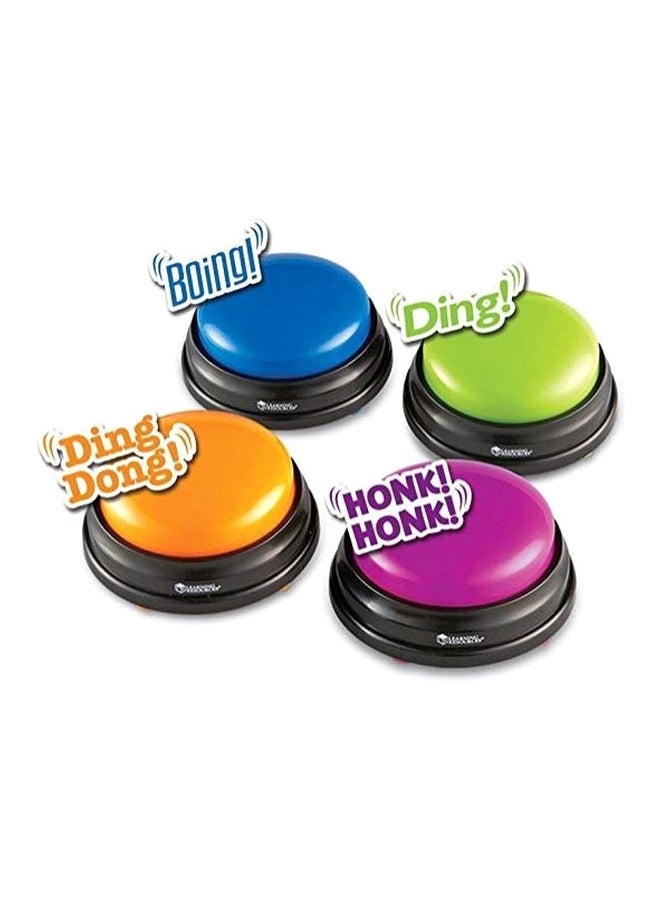Learning Resources - 4-Piece Answer Buzzers JV268FJJ 3.5inch - Image 1