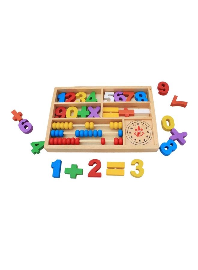 LW Wooden Numbers and Math Signs With Abacus in Box -BKM31-B48PH2B2  - Image 1