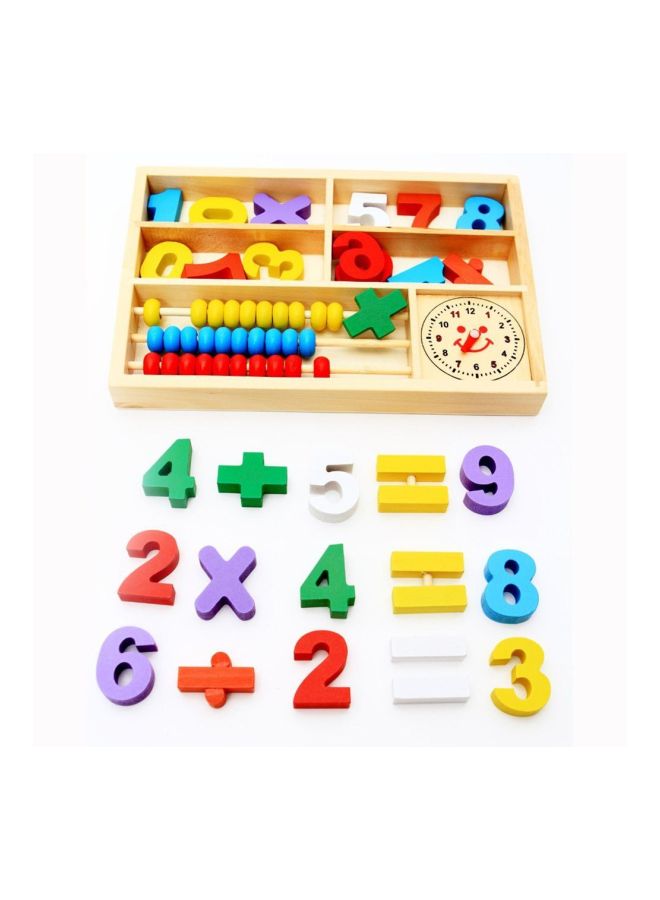 LW Wooden Numbers and Math Signs With Abacus in Box -BKM31-B48PH2B2  - Image 2
