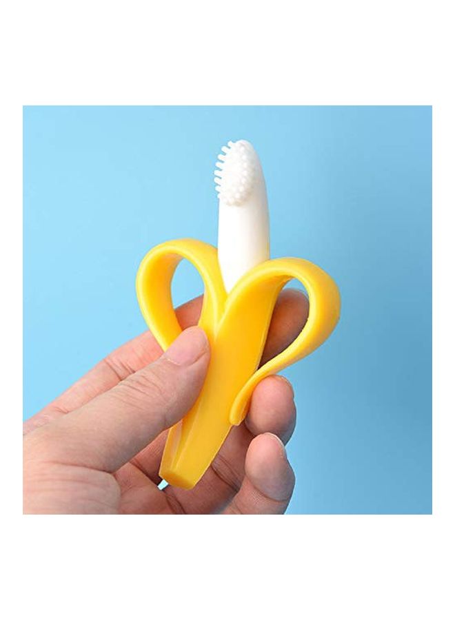 LW Banana Shaped Toothbrush Teether Toy - Image 3