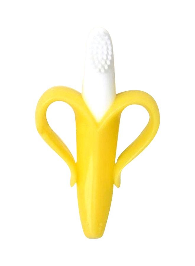 LW Banana Shaped Toothbrush Teether Toy - Image 1