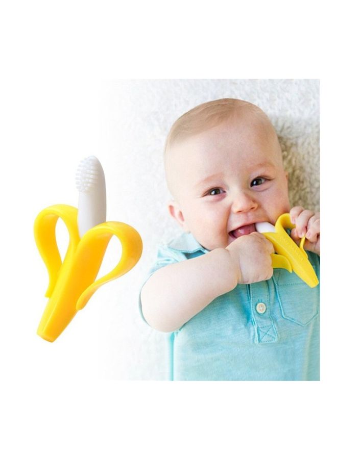 LW Banana Shaped Toothbrush Teether Toy - Image 2