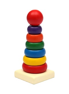 LW 8-Piece Stacking Stack Up Rainbow Tower Toys  - Image 1