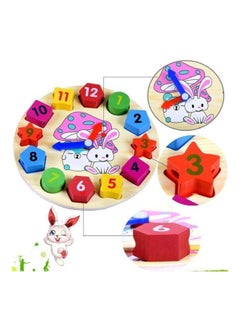 LW 13-Piece Digital Geometry Clock Early Learning Toy Set T2FZ2V2P  - Image 3