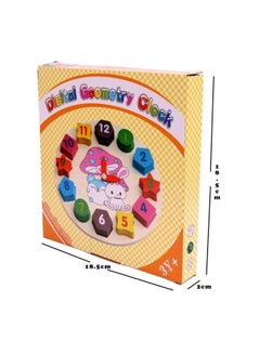 LW 13-Piece Digital Geometry Clock Early Learning Toy Set T2FZ2V2P  - Image 4