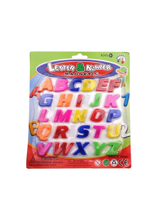 ال دبليو مجموعة حروف وأرقام مغناطيسية مكونة من 26 قطعة طراز 2J0RJFHL - Image 1