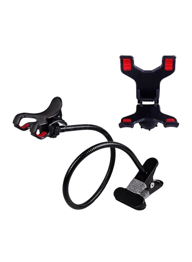 Lazy Bed Phone Holder Stand Selfie Mount Black