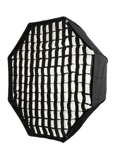 Generic Foldable Octagon Umbrella Soft Box With Honeycomb Grid 120cm Black  - Image 3