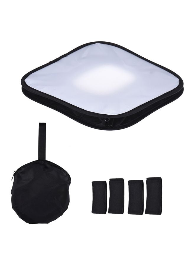 Generic - Air LED Video Foldable Light Studio Softbox Diffuser For Yongnuo YN300/YN300II/YN300III/YN300 Black/White - Image 1