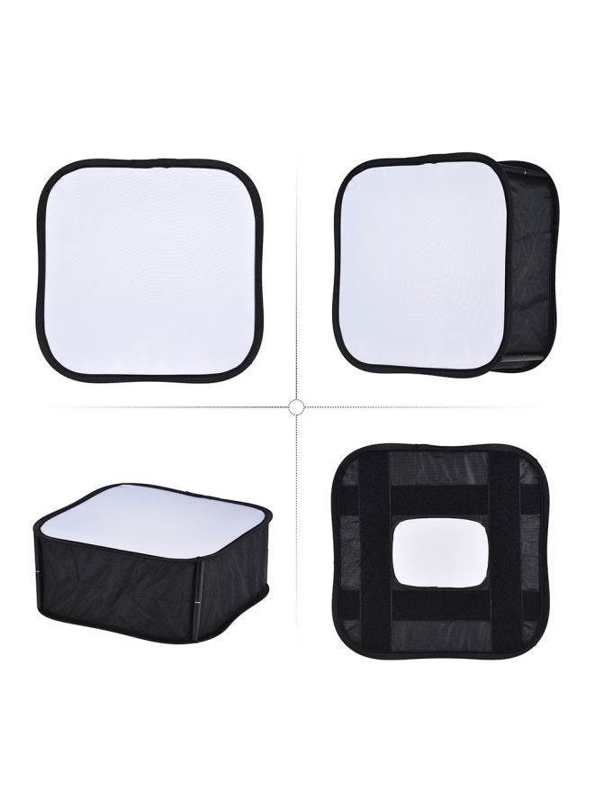 Generic - Air LED Video Foldable Light Studio Softbox Diffuser For Yongnuo YN300/YN300II/YN300III/YN300 Black/White - Image 1