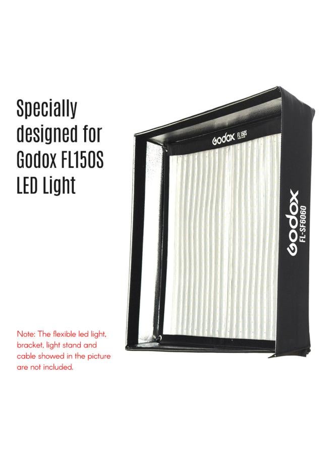 FL-SF6060 Honeycomb Grid Softbox Kit For Roll Flex LED Photo Light FL150S Black