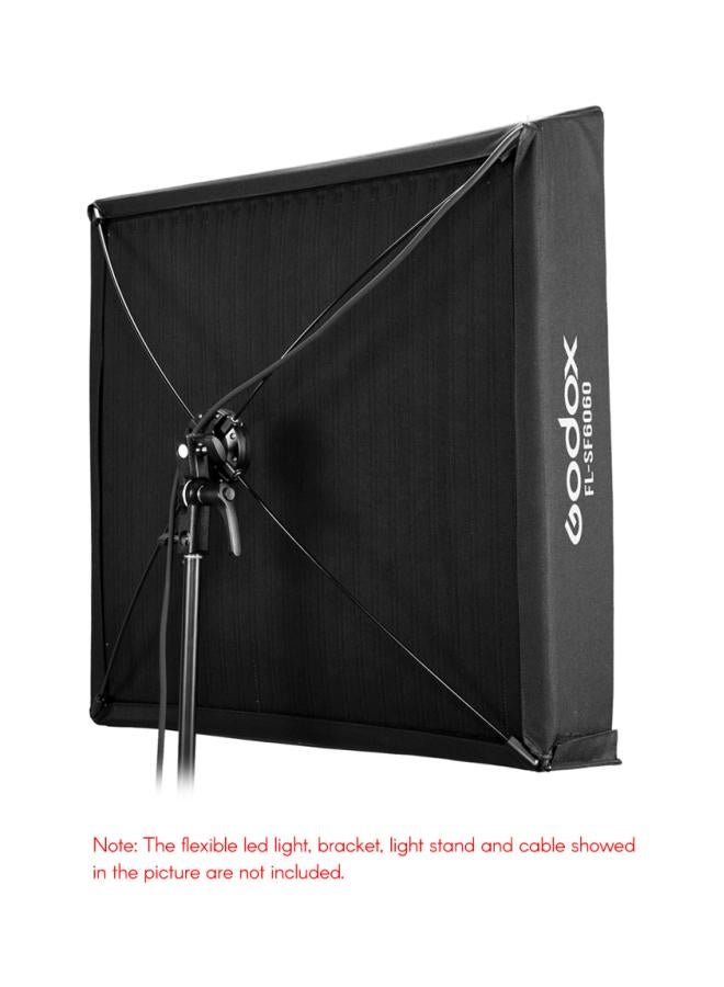 FL-SF6060 Honeycomb Grid Softbox Kit For Roll Flex LED Photo Light FL150S Black