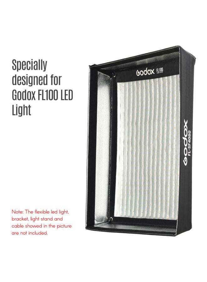 Godox FL-SF4060 Honeycomb Grid Softbox Kit For Roll Flex LED Photo Light FL100 Black  - Image 2