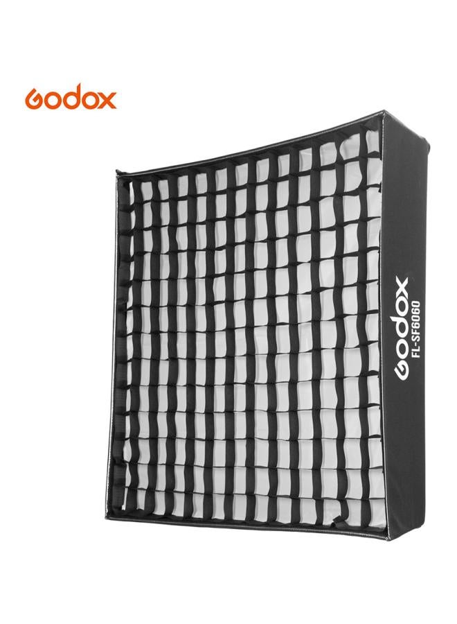 FL-SF6060 Honeycomb Grid Softbox Kit For Roll Flex LED Photo Light FL150S Black