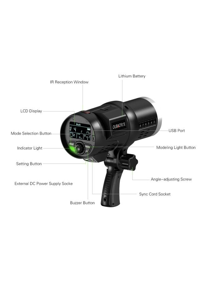 TRIOPO - Oubao Flash Strobe Light Black - Image 1