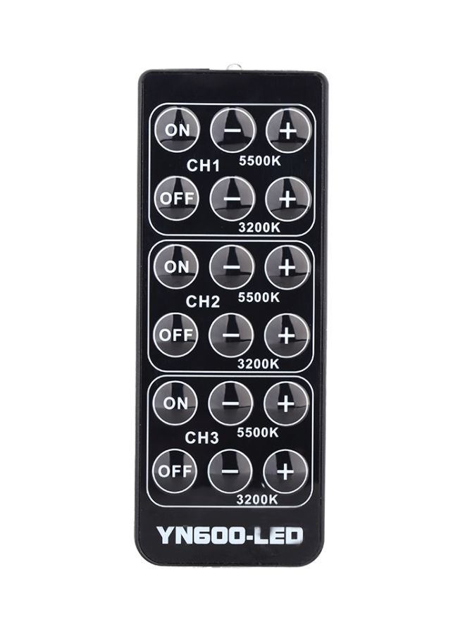 YONGNUO - 600-Piece LED Photography Light Black/Silver - Image 1