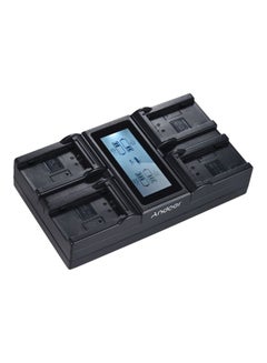 ANDOER 4-Channel LCD Charger For Sony NP-FZ100 Camera Battery Black  - Image 1