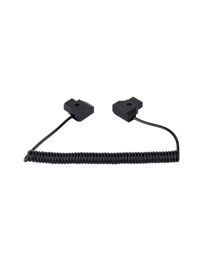 Generic D-TAP 2 Pin Male To Male Extension Adapter Cable Black  - Image 3