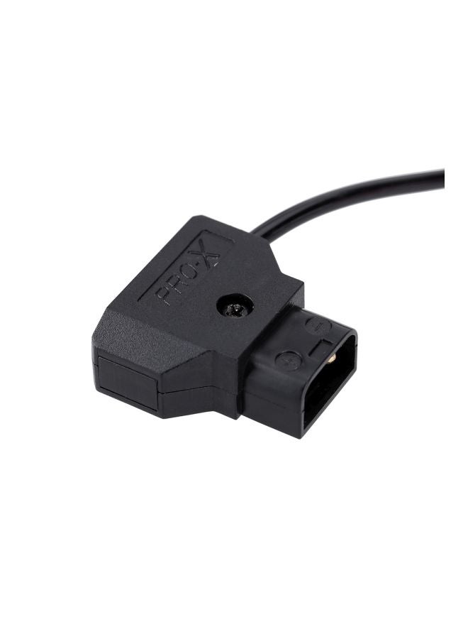 Generic D-TAP 2 Pin Male To Male Extension Adapter Cable Black  - Image 4