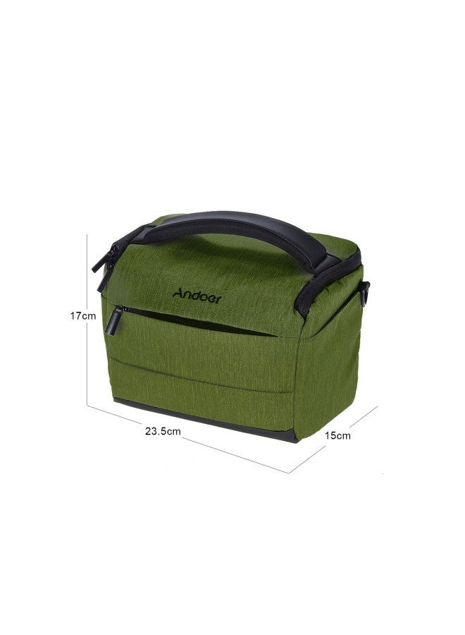 ANDOER Cuboid Shaped Camera Shoulder Bag Green  - Image 2