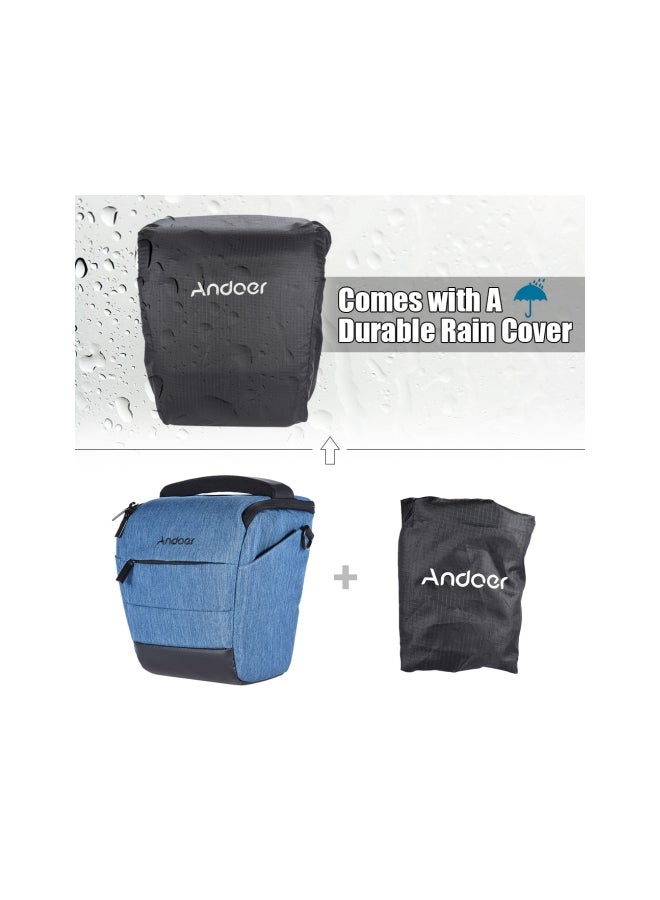 ANDOER Portable Camera Shoulder Bag Blue  - Image 3
