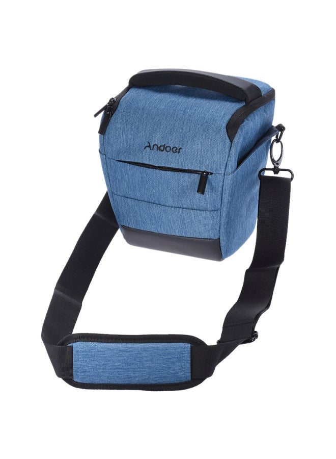 ANDOER Portable Camera Shoulder Bag Blue  - Image 1