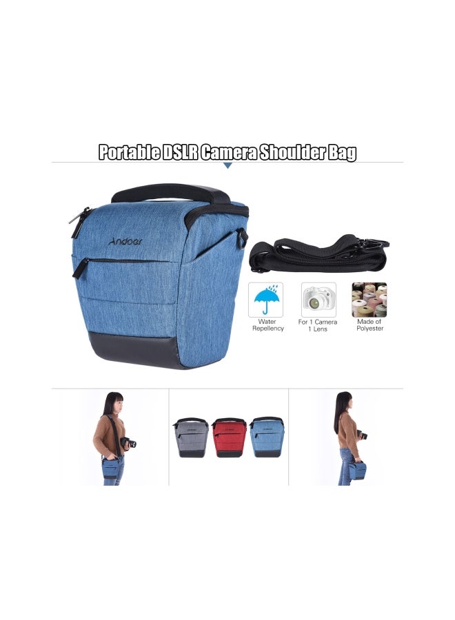 ANDOER Portable Camera Shoulder Bag Blue  - Image 2