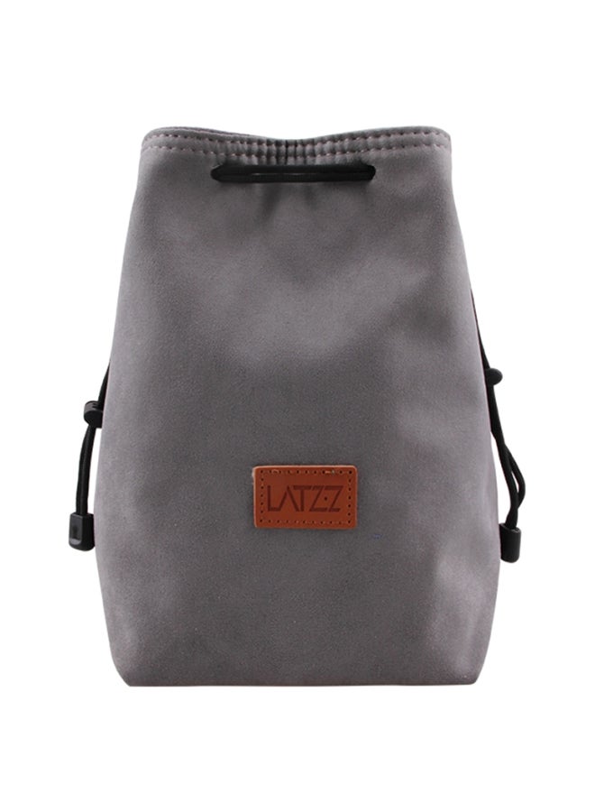 LATZZ Camera Drawstring Bag Grey 