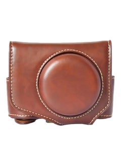 Generic Protective Camera Case With Strap For Canon Powershot G7 X Mark II/G7X II Coffee  - Image 1