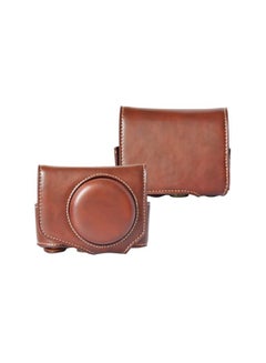 Generic Protective Camera Case With Strap For Canon Powershot G7 X Mark II/G7X II Coffee  - Image 5