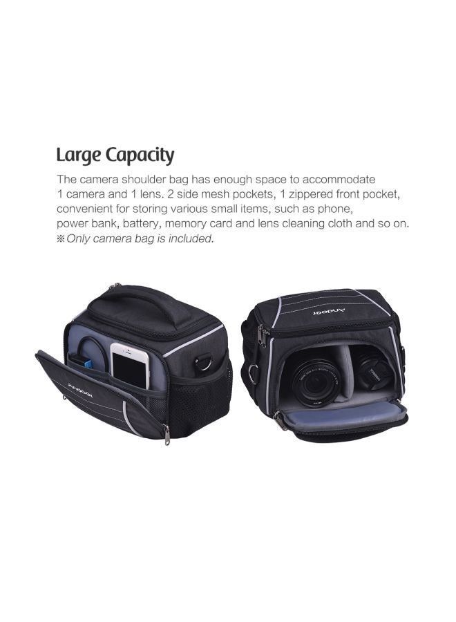 ANDOER Waterproof Camera Messenger Bag Black  - Image 2