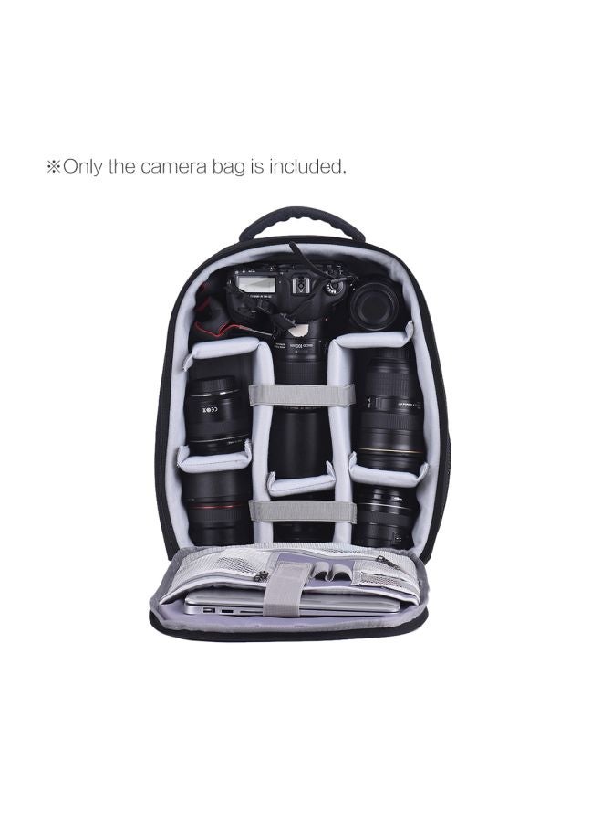 Caden Waterproof Camera Backpack With USB Cable Black  - Image 5