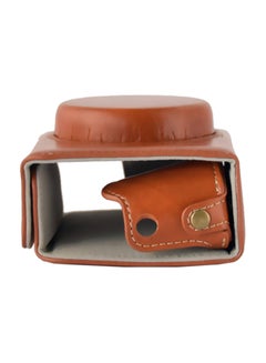 Generic Protective Camera Cover With Shoulder Strap For Canon PowerShot G7X Mark II/G7X II Brown  - Image 2