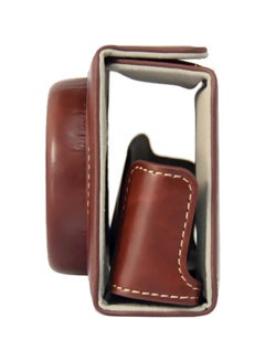Generic Protective Camera Cover With Shoulder Strap For Canon PowerShot G7X Mark II/G7X II Brown  - Image 4