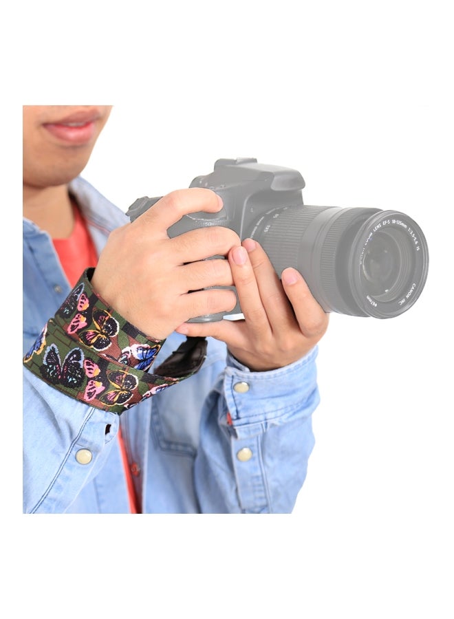 Retro Designed Camera Shoulder Strap Belt Green/Blue/Yellow  - Image 3