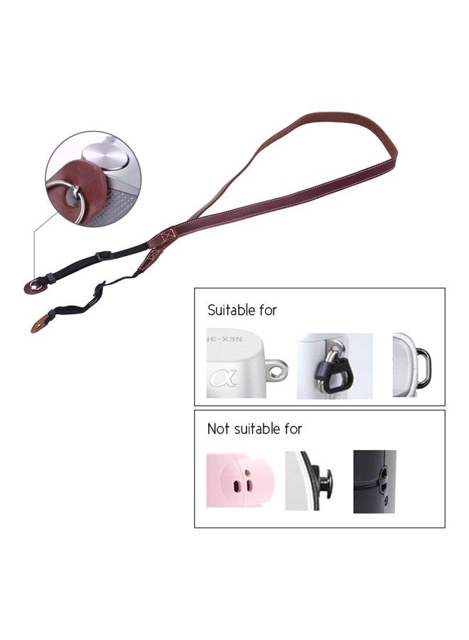 Camera Shoulder Strap Neck Belt Brown  - Image 3