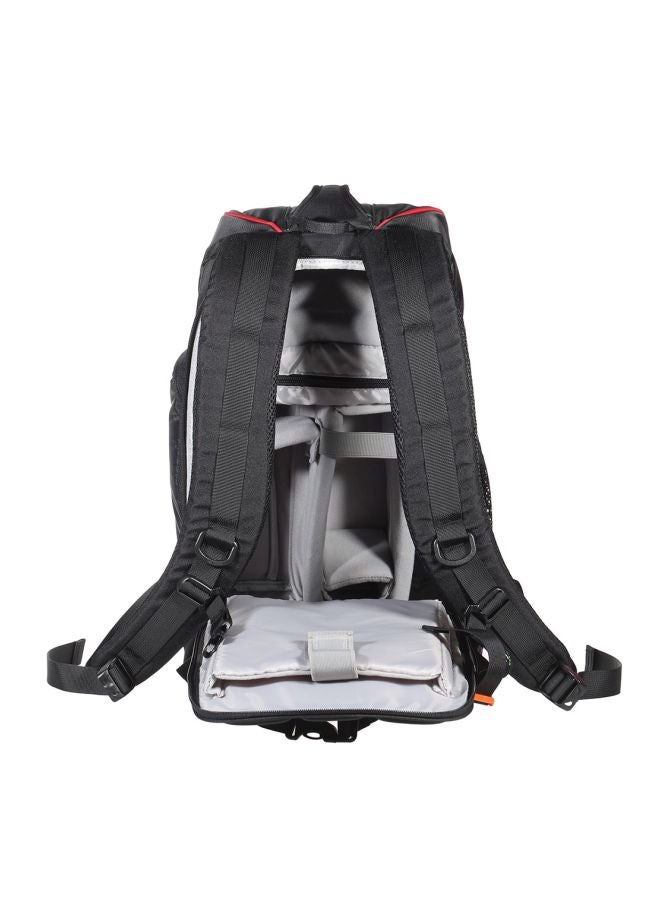 Fly Leaf Waterproof DSLR Camera Backpack Black - Image 4