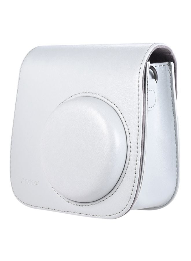 ANDOER Protective Camera Case With Strap For Fujifilm Instax Mini 9/8/8+/8s White - Image 1