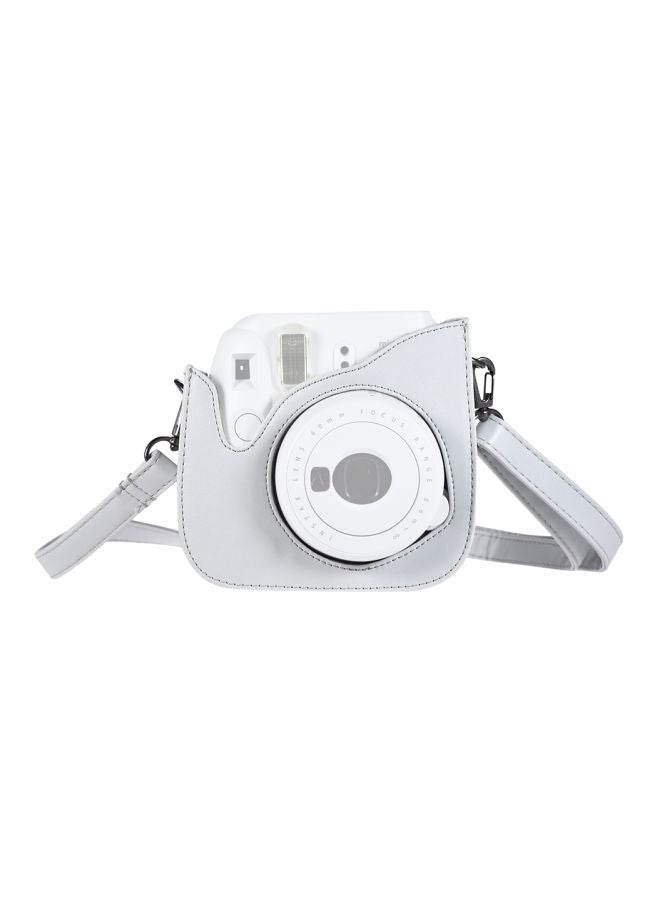 ANDOER Protective Camera Case With Strap For Fujifilm Instax Mini 9/8/8+/8s White - Image 4