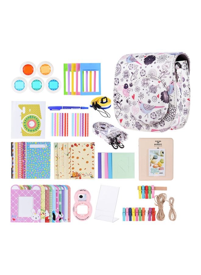 ANDOER 14-In-1 Accessories Kit For Fujifilm Instax Mini 9/8/8+/8s White/Blue/Beige  - Image 1